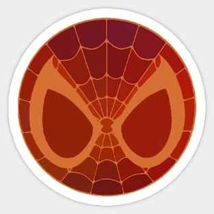 Spider Netted Mask Sticker